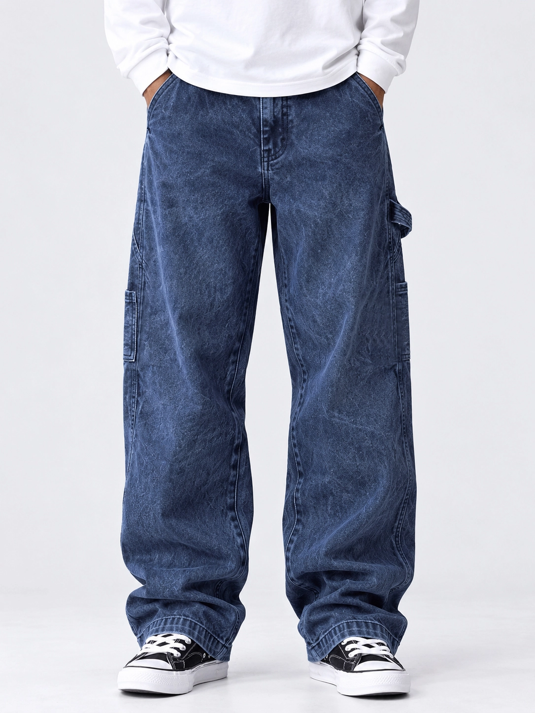 Men's Autumn Comfortable Multi-Pocket Straight-Leg Pants