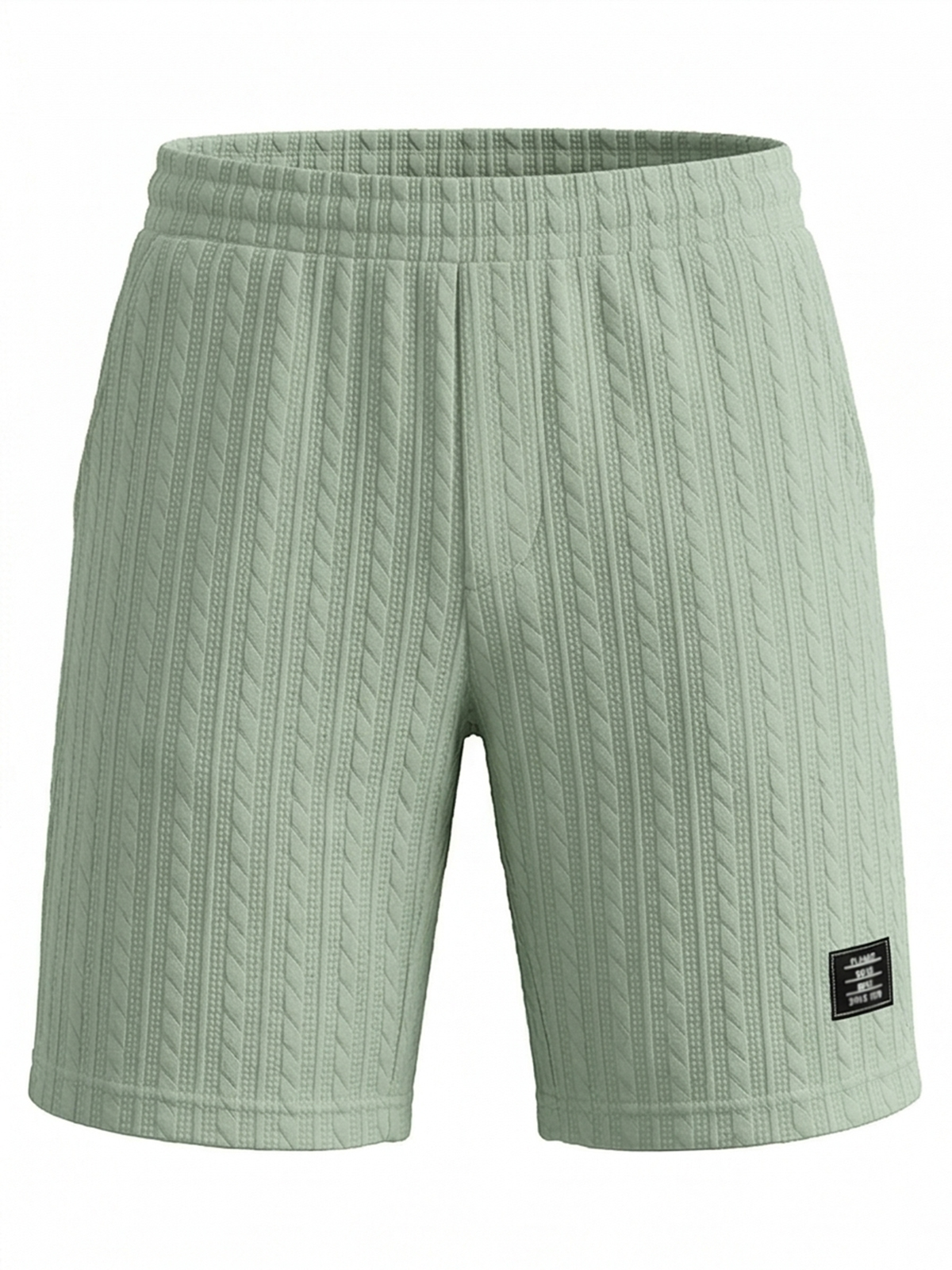 Men's Simple Striped Jacquard Fashion Casual Shorts