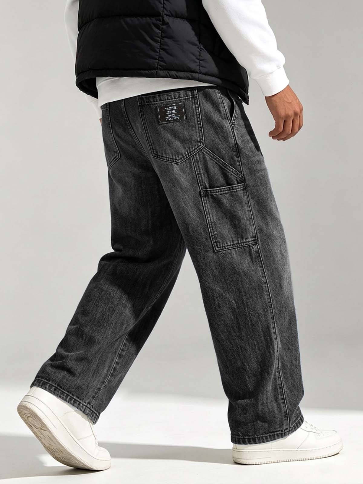 Men's Multi-Pocket Casual Jeans