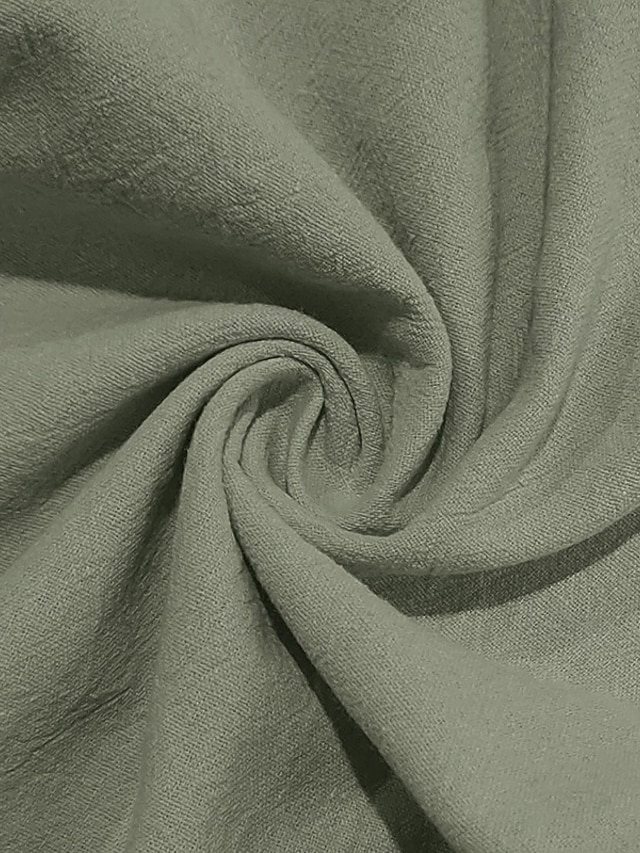 Men's Simple Solid Color Cotton And Linen Breathable And Comfortable Trousers