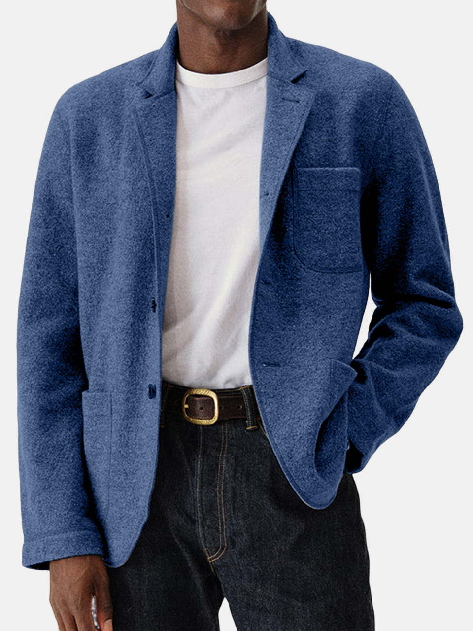 Men's Casual Solid Color Everyday Comfortable Jacket