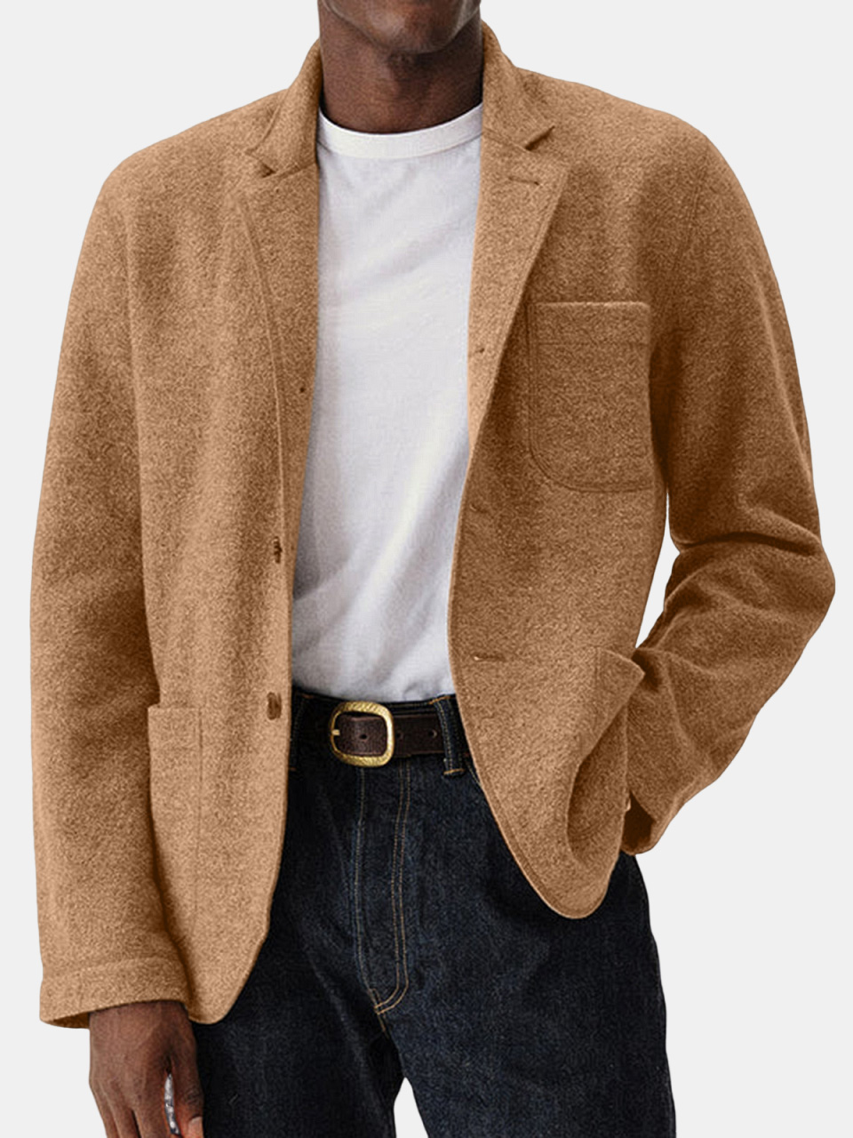 Men's Casual Solid Color Everyday Comfortable Jacket