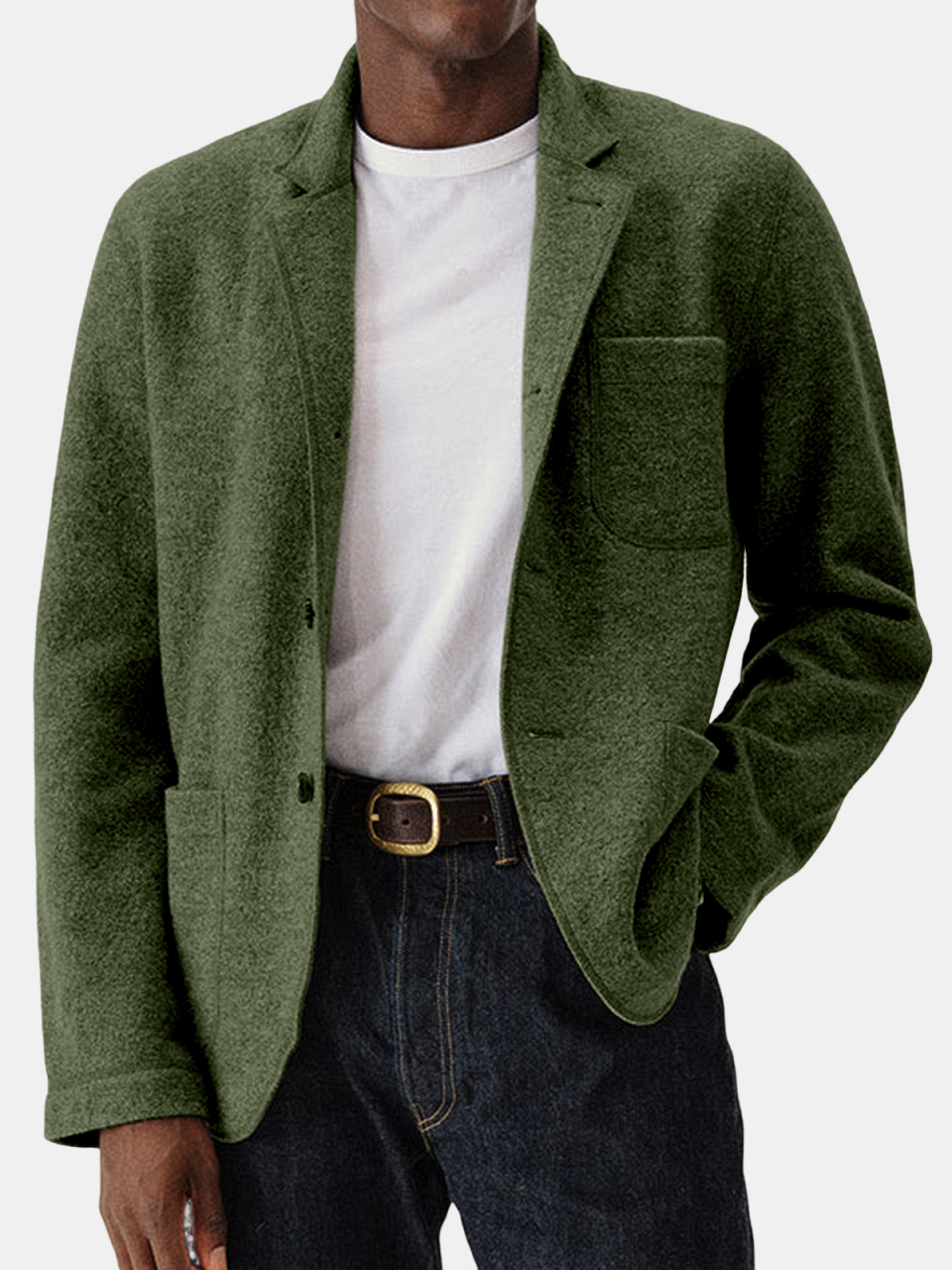 Men's Casual Solid Color Everyday Comfortable Jacket