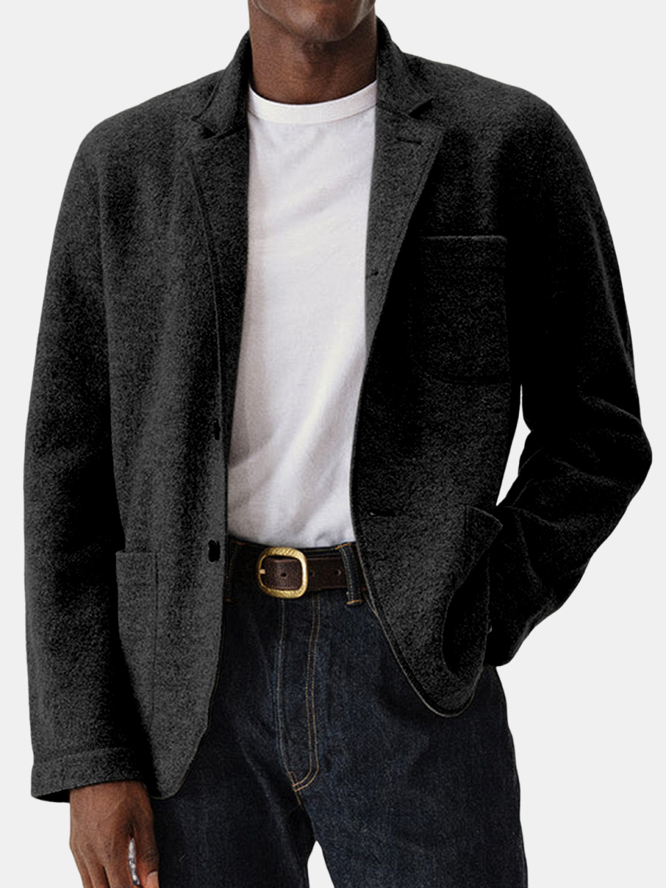 Men's Casual Solid Color Everyday Comfortable Jacket