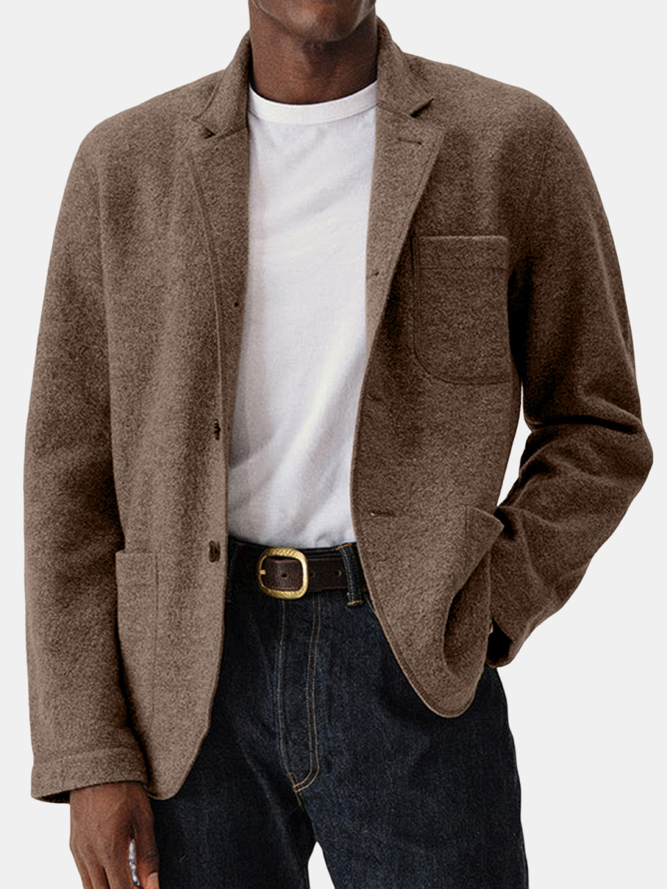 Men's Casual Solid Color Everyday Comfortable Jacket