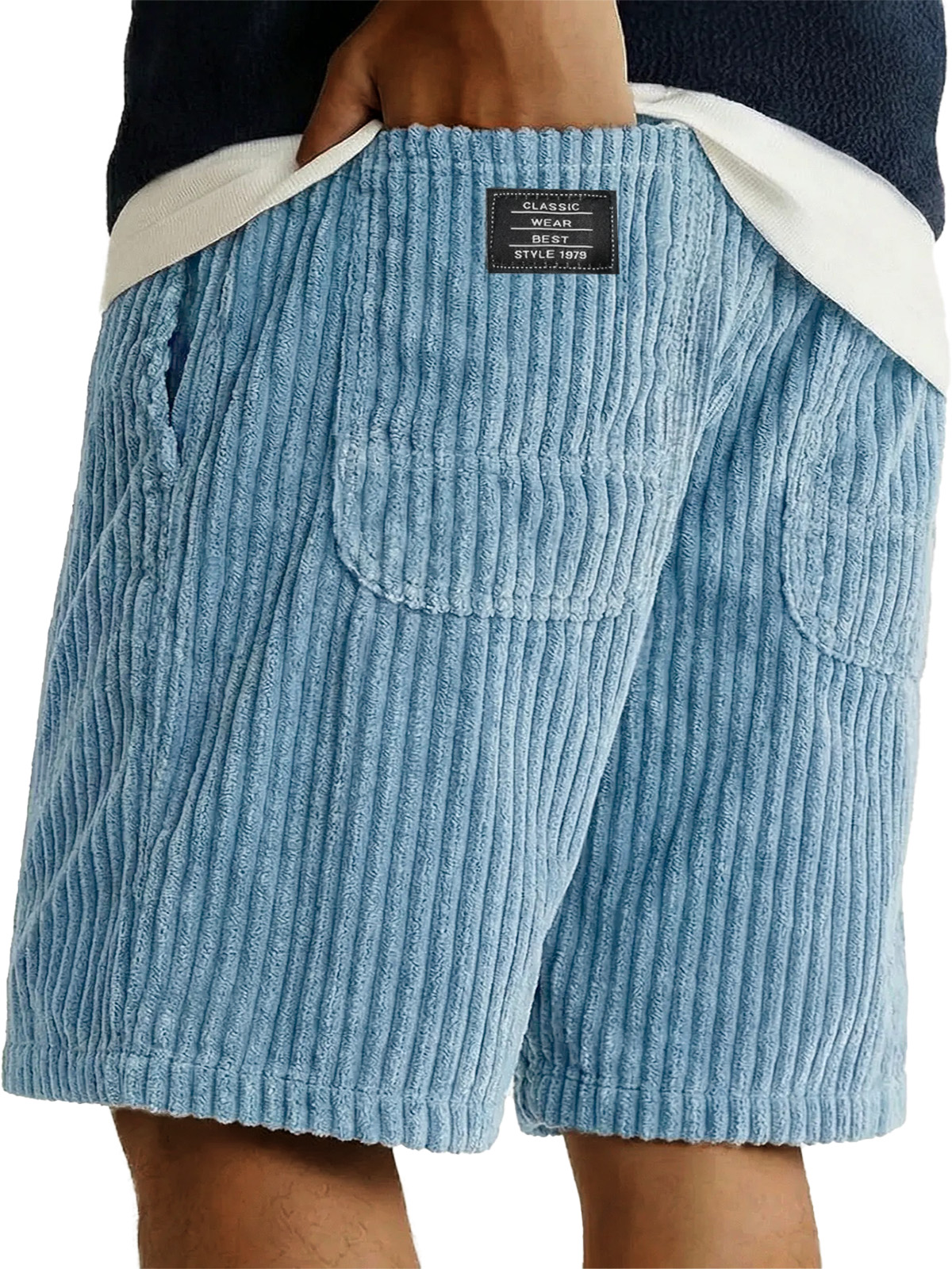 Men's Retro Double Pocket Loose Shorts