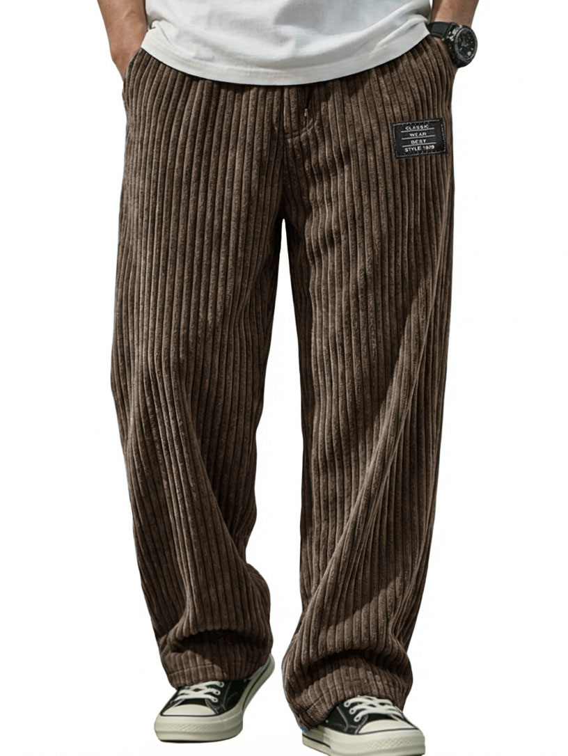 Stylish Casual Loose Pocket Tether Pants