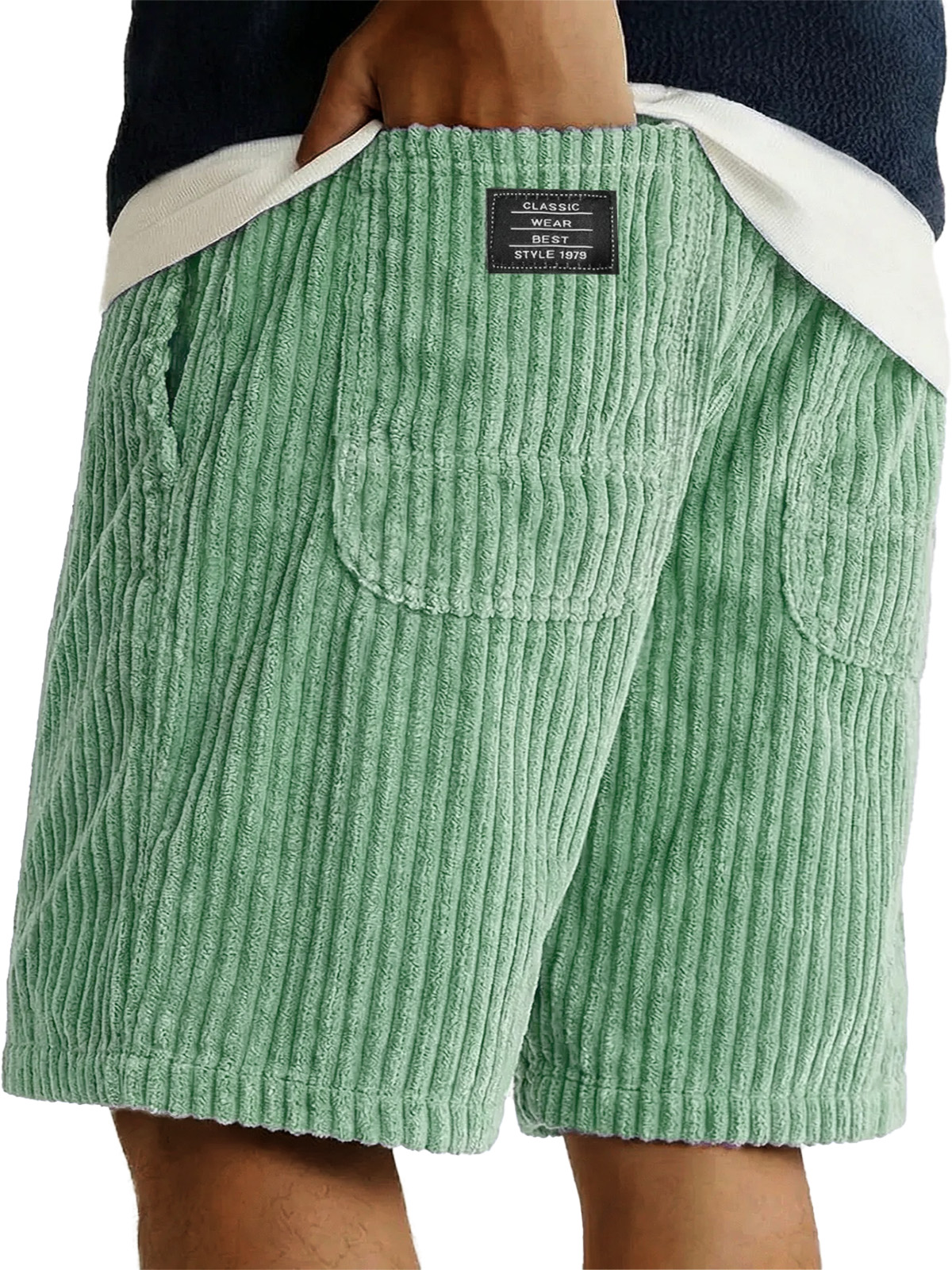 Men's Retro Double Pocket Loose Shorts