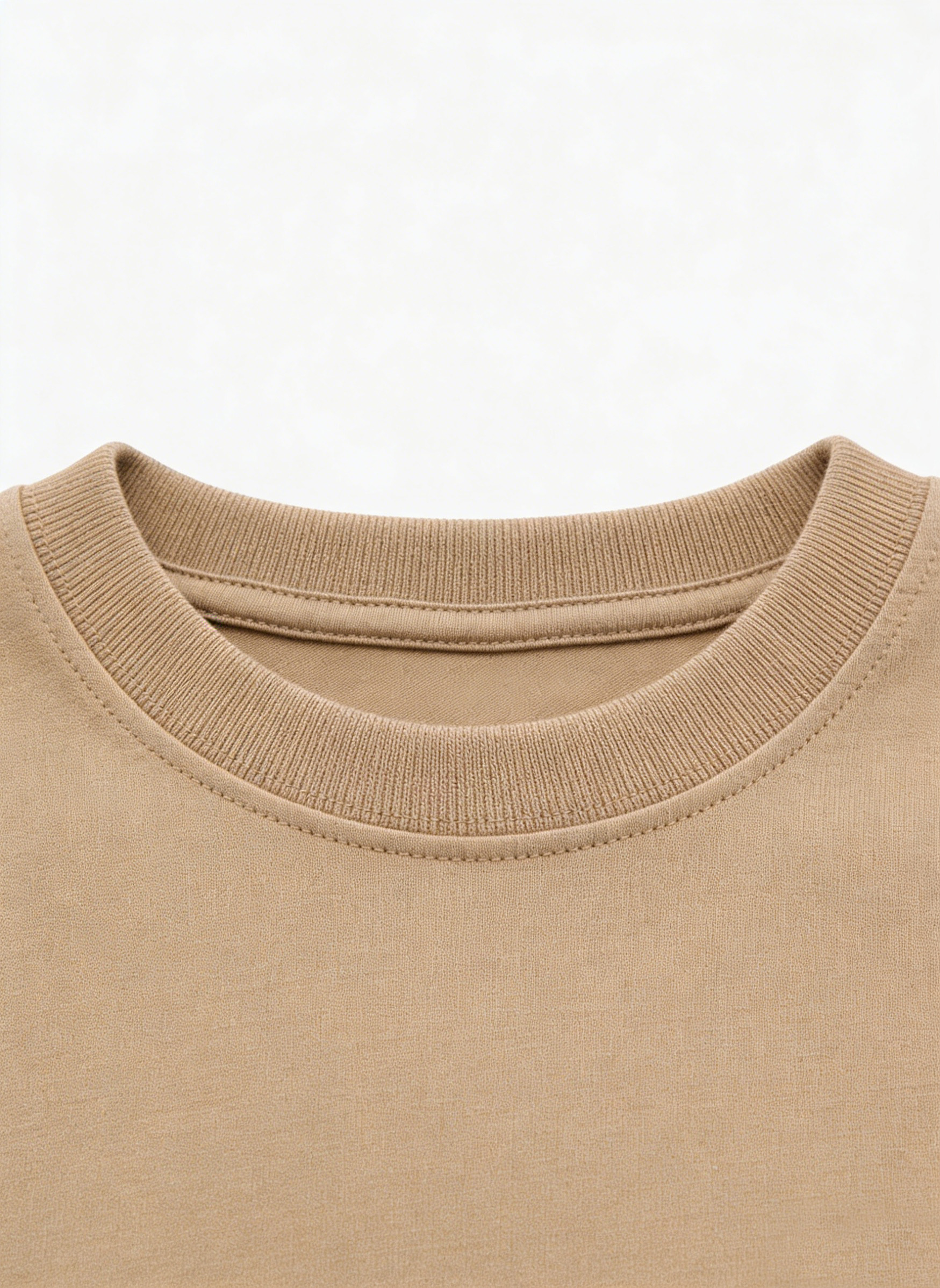 Men's Simple Everyday Solid Color Deconstructed Design Short-sleeved Round Neck Shirt