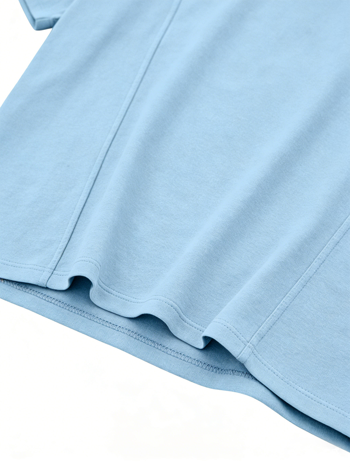 Men's Simple Deconstructed Design Round Neck Short-sleeved T-shirt