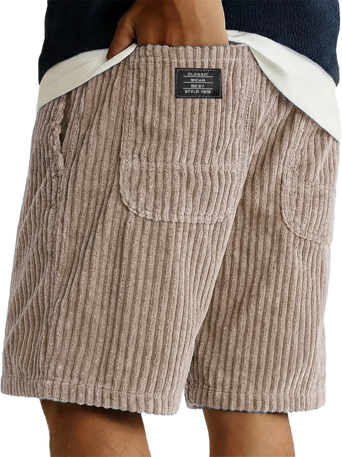 Men's Retro Double Pocket Loose Shorts