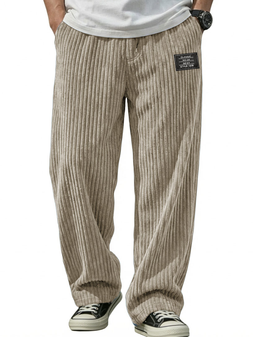 Stylish Casual Loose Pocket Tether Pants