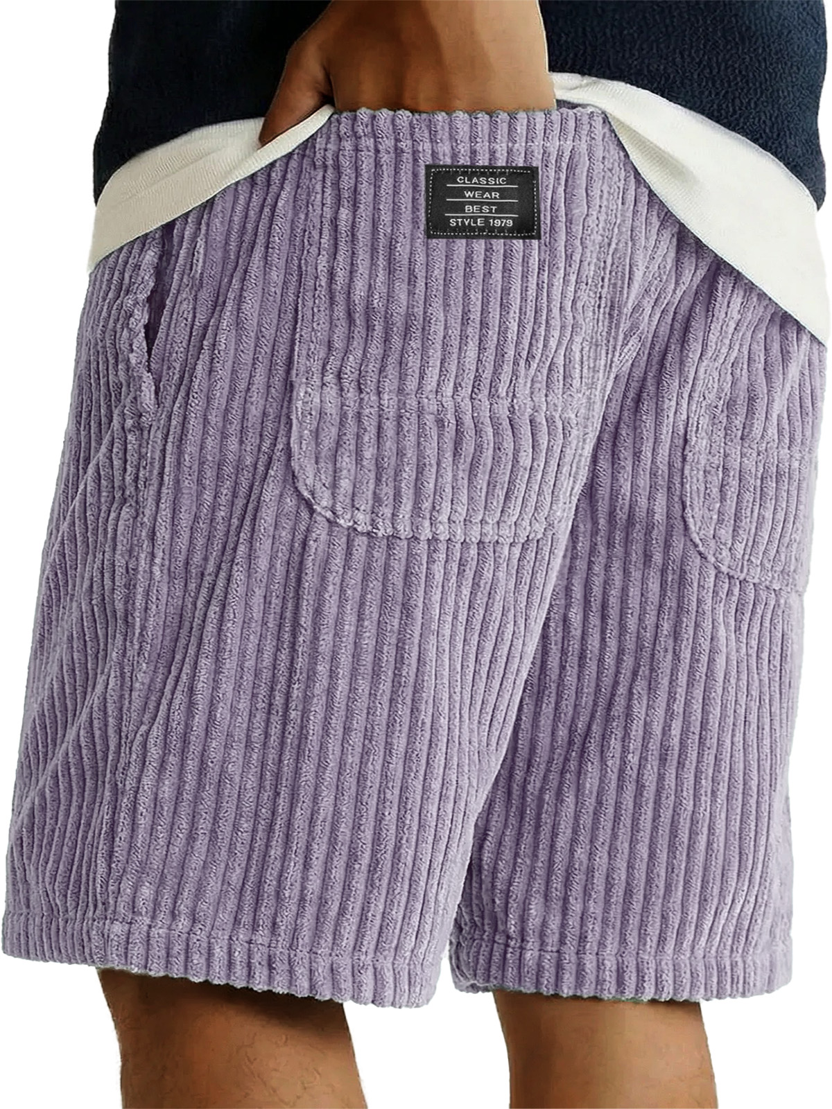 Men's Retro Double Pocket Loose Shorts