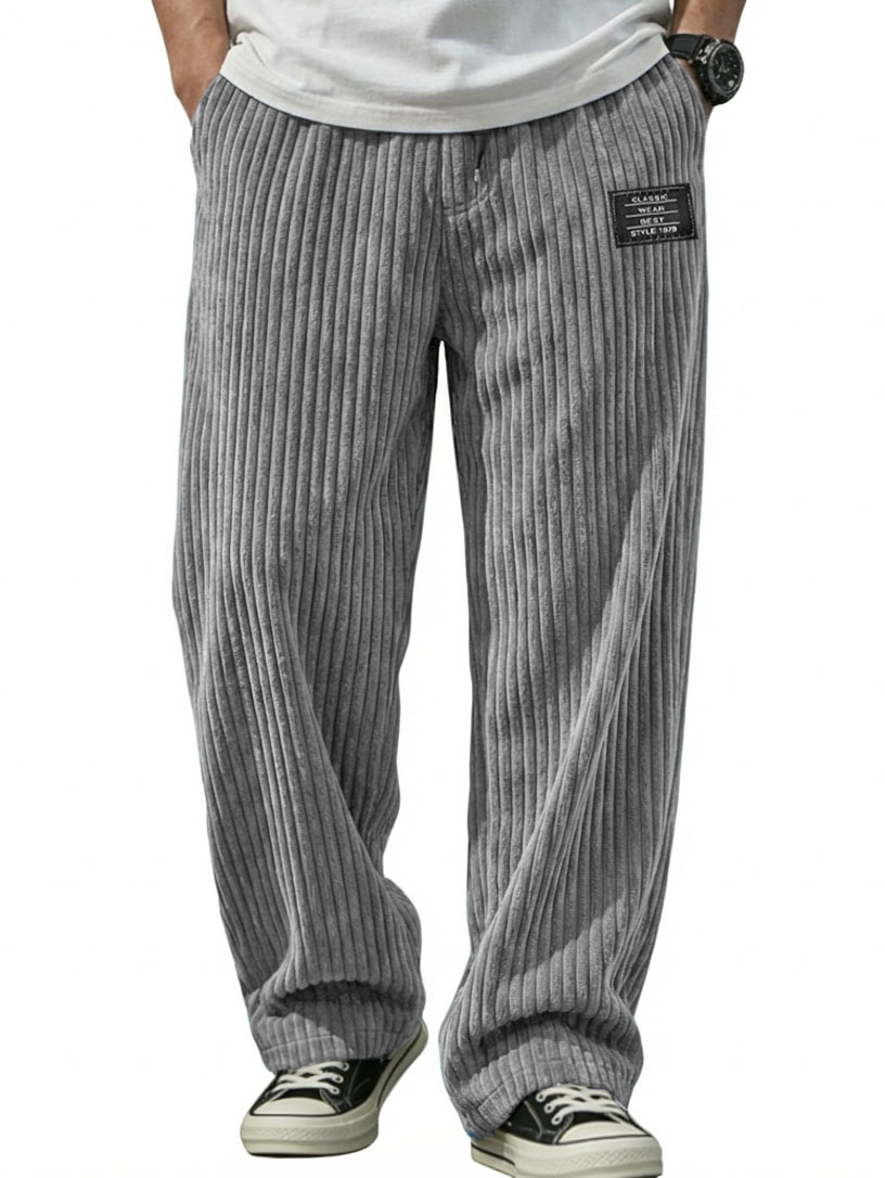 Stylish Casual Loose Pocket Tether Pants