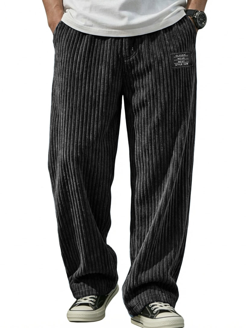 Stylish Casual Loose Pocket Tether Pants